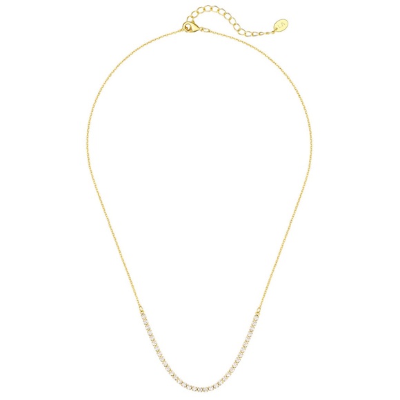 Unwritten Jewelry - Unwritten Gold and Silver Necklace with Sparkling‎ Accents